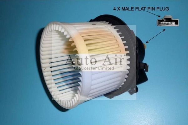 AUTO AIR 21-0140 Interior Blower 186W Power Heating/Ventilation Fits Fiat Ford