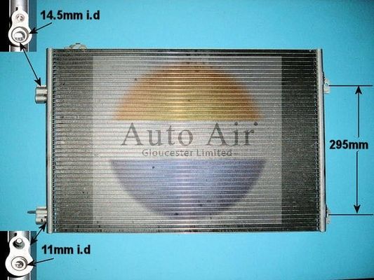 AUTO AIR 16-1071 Air Conditioning Condenser A/C Air Con Fits Renault Clio