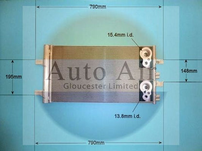 AUTO AIR 16-1404 Air Conditioning Condenser A/C Air Con Replacement For BMW Mini