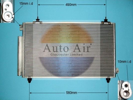 AUTO AIR 16-1029A Air Conditioning Condenser A/C Air Con Fits Toyota Celica