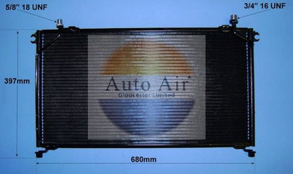 AUTO AIR 16-6202 Air Conditioning Condenser Fits Ford Maverick Nissan Terrano II