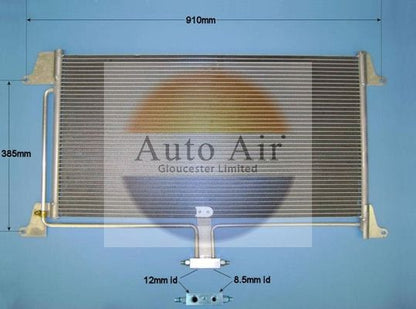 AUTO AIR 16-5001 Air Conditioning Condenser A/C Air Con Fits SCANIA VOLVO