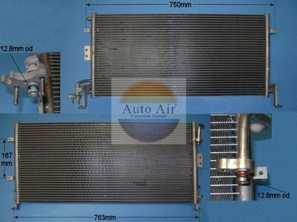 AUTO AIR 16-1998 Air Condenser A/C Air Conditioning Fits Hyundai Sonata XG