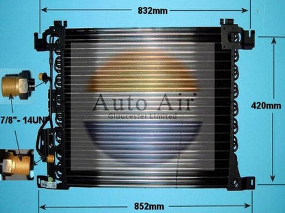 AUTO AIR 16-1203 Air Conditioning Condenser A/C Air Con Fits MERCEDES-BENZ