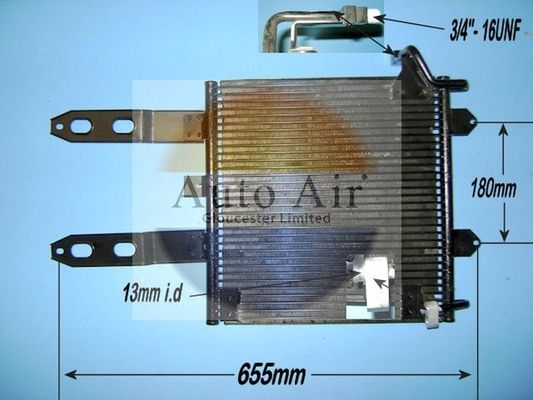 AUTO AIR 16-1301 Air Conditioning Condenser Fits Seat Arosa VW Lupo Polo