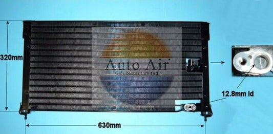 AUTO AIR 16-5264 Air Conditioning Condenser A/C Air Con Fits Honda Accord