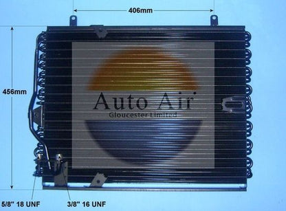 AUTO AIR 16-6592 Air Condenser A/C Air Conditioning Fits BMW 5 Series 7 Series