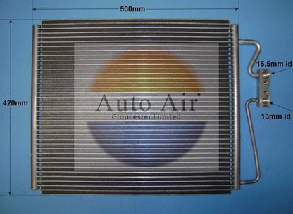 AUTO AIR 16-6595 Air Conditioning Condenser A/C Air Con Fits BMW 7 Series