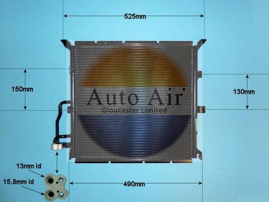 AUTO AIR 16-9688 Air Conditioning Condenser A/C Air Con For BMW 3 Series Z3
