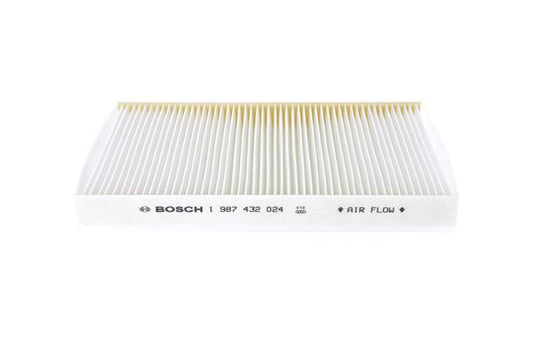 BOSCH 1987432024 Cabin Pollen Air Filter 312mm Length Fits Audi A6 V8 100 200