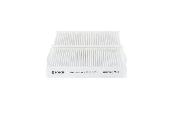 BOSCH 1987432167 Cabin Pollen Air Filter Interior 181mm Length Fits Honda HR-V