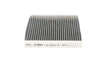 BOSCH 1987432383 Cabin Pollen Air Filter 216mm Length Fits Citroën Peugeot