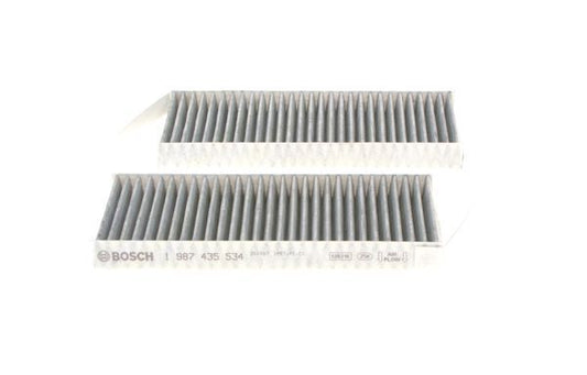 BOSCH 1987435534 Cabin Pollen Air Filter 253mm Length Fits Renault Latitude