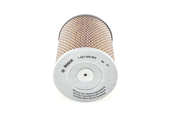 BOSCH 1457429854 Air Filter Insert 256mm Height Fits MERCEDES-BENZ RENAULT