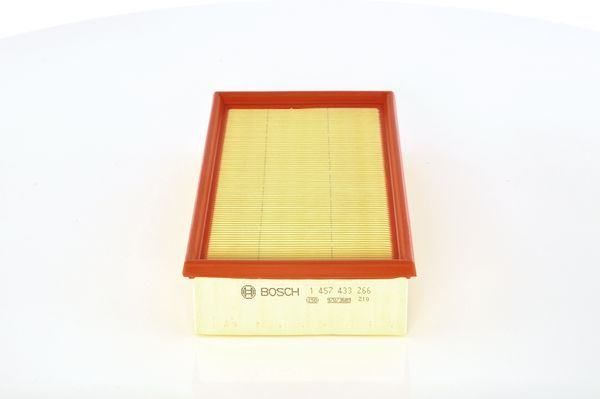 BOSCH 1457433266 Air Filter Insert 57.5mm Height 263mm Length For Renault Laguna