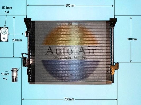 Auto Air 16-1294 A/C Air Con Condenser Air Conditioning For Land Rover Discovery
