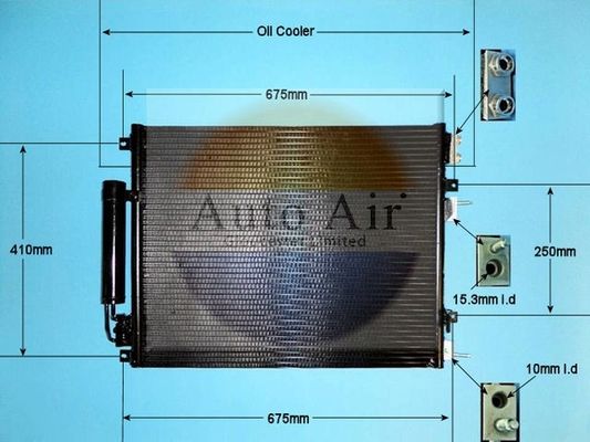 AUTO AIR 16-9641 Air Conditioning Condenser A/C Air Con Fits Chrysler 300C