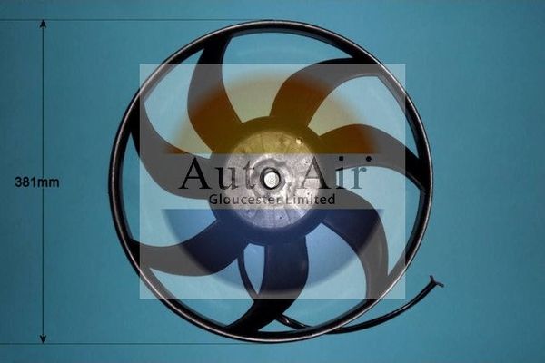 AUTO AIR 05-1005 Radiator Fan Electric Motor Passenger Side Fits Audi Seat
