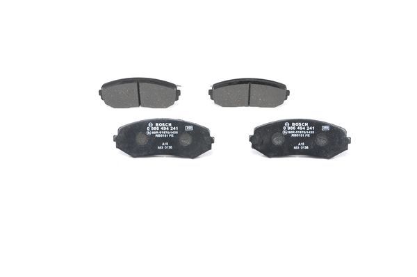 BOSCH 0986494241 Brake Pad Set For Disc Brake Front Fits Suzuki Grand Vitara