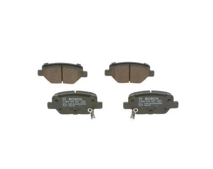 BOSCH 0986495393 Brake Pad Set For Disc Rear 17.4mm Thickness Fits Fiat Tipo
