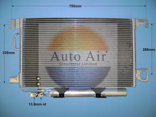 Auto Air 16-1340 A/C Air Con Condenser Air Conditioning Fits Mercedes-Benz