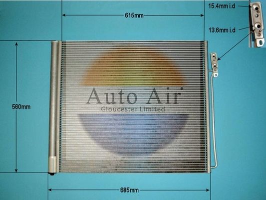 AUTO AIR 16-1369 Air Conditioning Condenser A/C Fits Land Rover Range Rover
