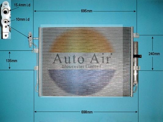 AUTO AIR 16-1983 Air Conditioning Condenser Air Con Replacement Fits Land Rover