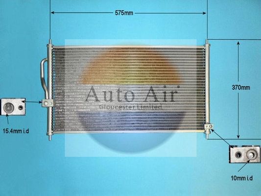 AUTO AIR 16-1142 Air Condenser A/C Air Conditioning Fits Honda CR-V Integra