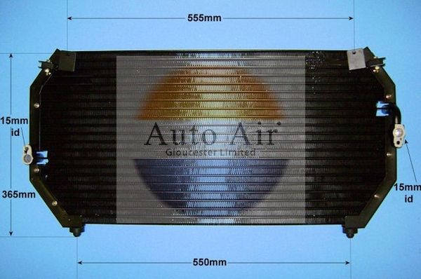 AUTO AIR 16-5027 Air Conditioning Condenser A/C Air Con For Toyota Carina E