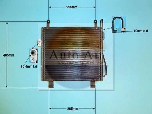 AUTO AIR 16-9912 Air Conditioning Condenser A/C Air Con For Suzuki Wagon R+