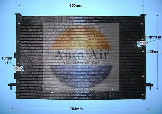 AUTO AIR 16-3933 Air Conditioning Condenser A/C Fits Toyota Previa / Estima