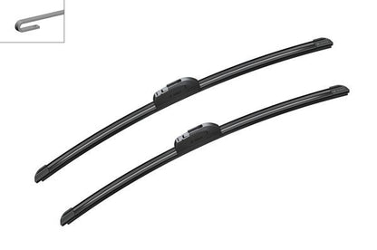2x BOSCH Wiper Blades (Pair) For Audi Cadillac Chrysler Citroen Fiat Ford Jaguar