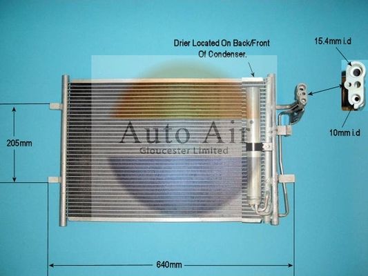 AUTO AIR 16-6230 Air Condenser A/C Air Conditioning Fits Mazda Mazda3 Mazda5