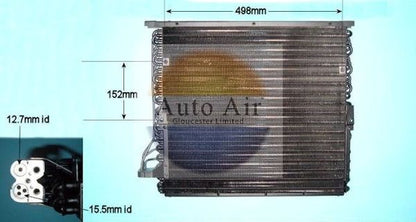 AUTO AIR 16-6597 Air Conditioning Condenser A/C Air Con Fits BMW 3 Series