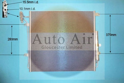 AUTO AIR 16-2061 Air Conditioning Condenser Fits Land Rover Range Rover Sport