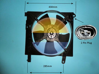 AUTO AIR 05-1206 Radiator Fan Electric Motor Passenger Side For Chevrolet Daewoo