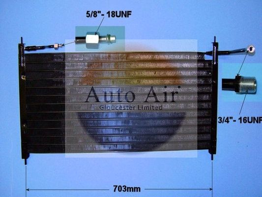 Auto Air 16-1171 A/C Air Con Condenser Air Conditioning Fits Jaguar XJ XJSC