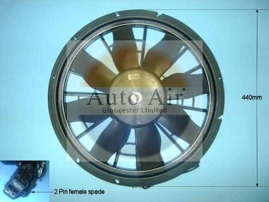 AUTO AIR 05-1173 Radiator Fan Electric Motor Centre Fits Volvo V90 740 940 960