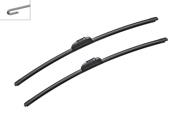 2 x BOSCH AR609S Wiper Blades (Pair) Fits Iveco Kia Nissan Opel Renault Vauxhall