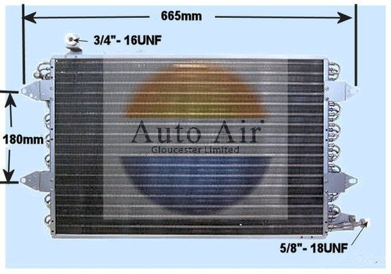 AUTO AIR 16-1091 Air Conditioning Condenser A/C Air Con Replacement For VW Golf