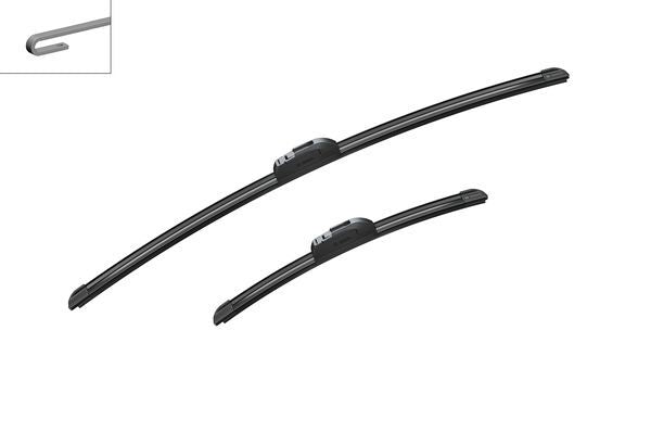 2 x BOSCH AR659S Wiper Blades (Pair) 650/360mm Length Fits Honda Nissan