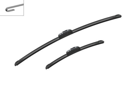 2 x BOSCH AR659S Wiper Blades (Pair) 650/360mm Length Fits Honda Nissan