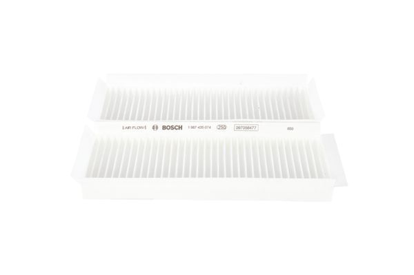 BOSCH 1987435074 Cabin Air Filter 270mm Length Particulate Fits Ssangyong