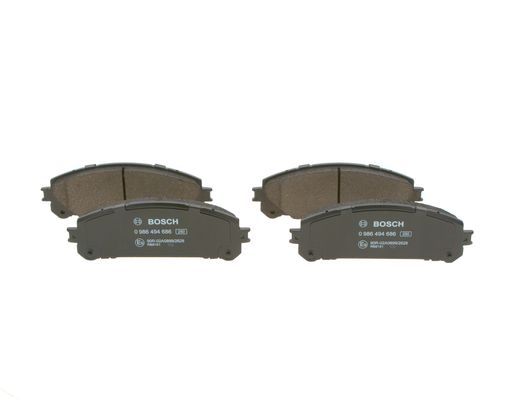 BOSCH 0986494686 Brake Pad Set For Disc Front 17.5mm Thickness Fits Lexus Toyota