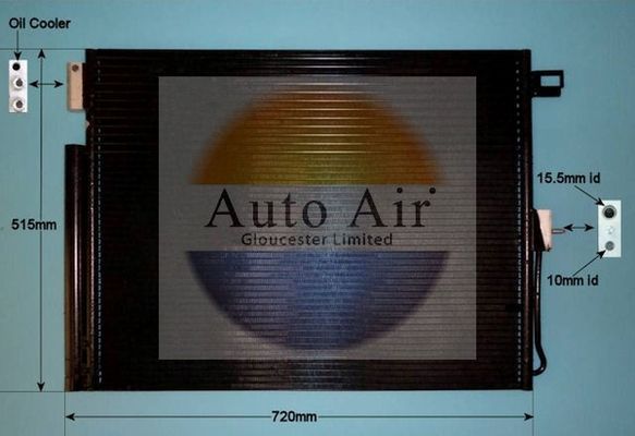 Auto Air 16-1986 A/C Air Con Condenser Air Conditioning Fits Jeep Grand Cherokee