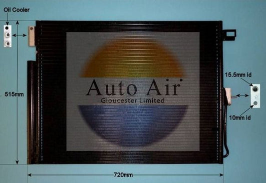 Auto Air 16-1986 A/C Air Con Condenser Air Conditioning Fits Jeep Grand Cherokee