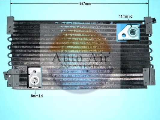 AUTO AIR 16-1037 Air Conditioning Condenser A/C Air Con Replacement Fits VOLVO