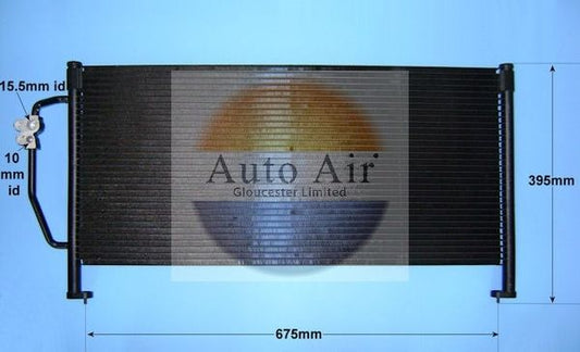 AUTO AIR 16-1307 Air Conditioning Condenser A/C Air Con For Subaru Forester