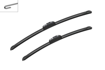 2x BOSCH Wiper Blades (Pair) Fits Alfa Alpina BMW Chevrolet Chrysler Daewoo