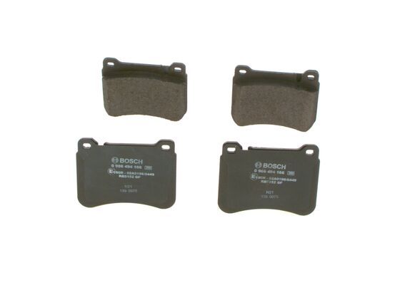 BOSCH 0986494166 Brake Pad Set For Disc Front 16.5mm Thickness For Mercedes-Benz
